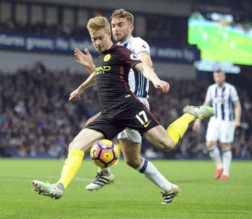City 6-match winless run over at West Brom's expense in EPL